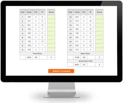 Golf Scorecard